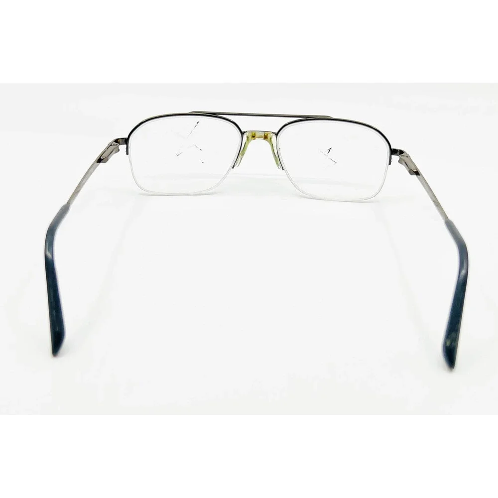 Stetson Eyeglass Frames Mens Gunmetal Aviator Zyloware 058 239 54-18-145